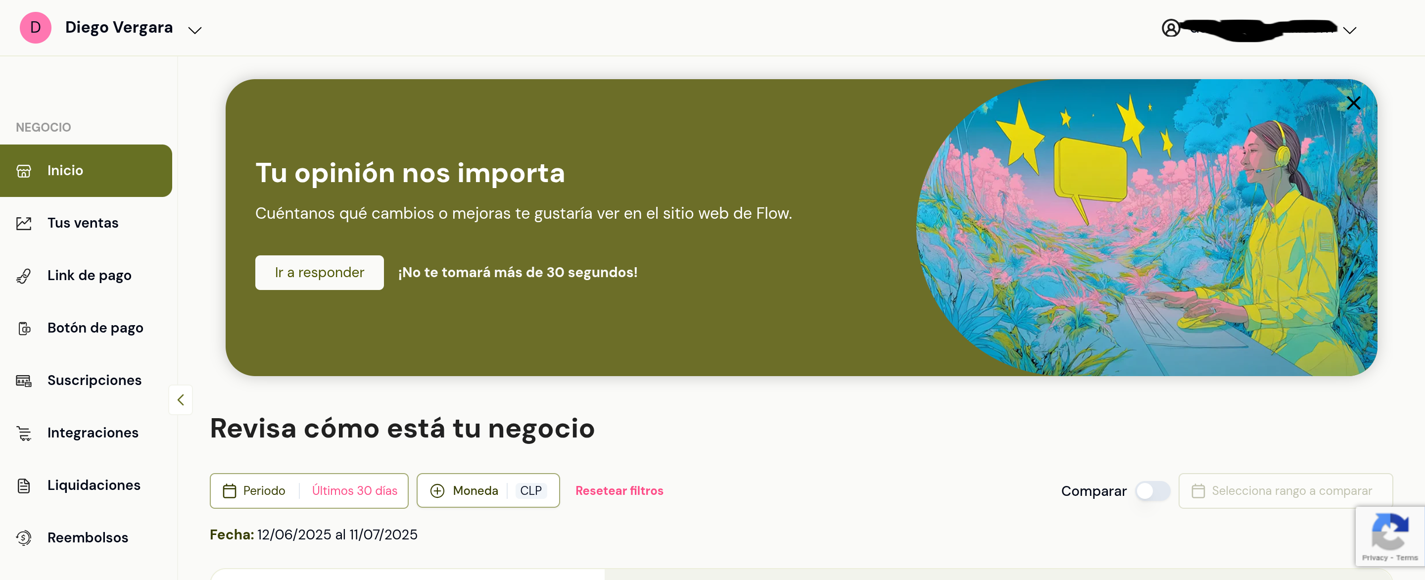 Imagen vista previa Flow portal privado